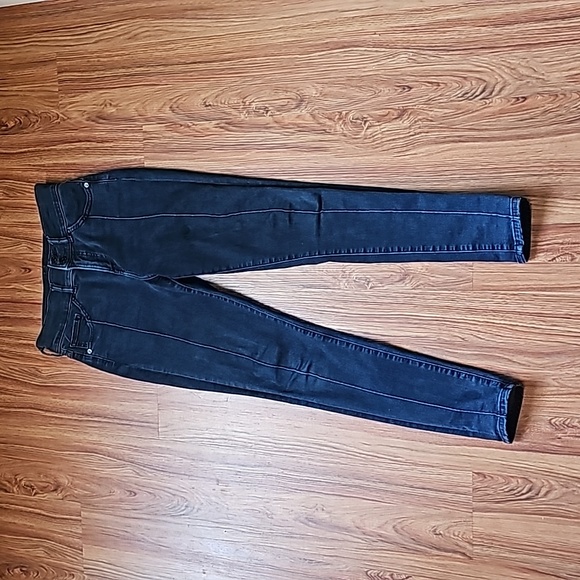 EXPRESS 2R Skinny High Rise Jeans with crease - Picture 3 of 8
